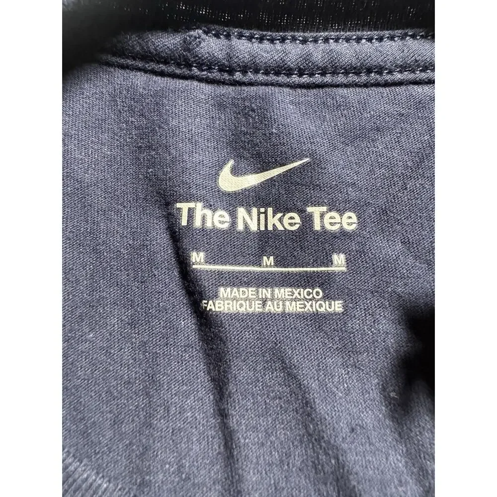 Nike Boys Softball T-Shirt Medium Navy Blue Short Sleeve Graphic Tee NWT